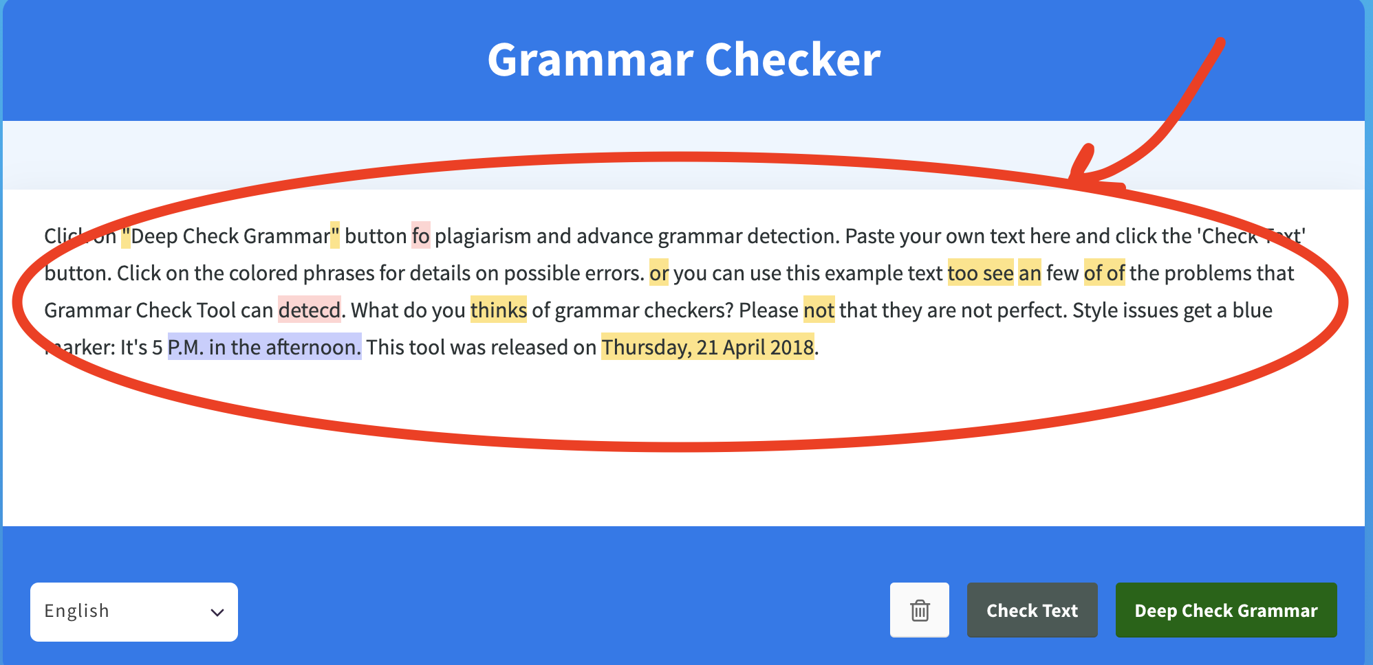 grammar check in essay